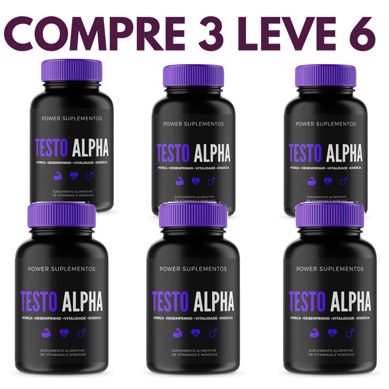 Testo Alpha: Suplemento Masculino para Potencializar a Absorção e o Desempenho Hormonal
