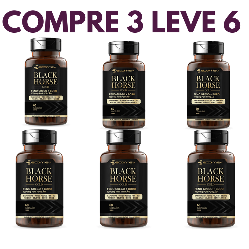 Black Horse: O Suporte Completo para Energia, Desempenho Físico e Bem-Estar