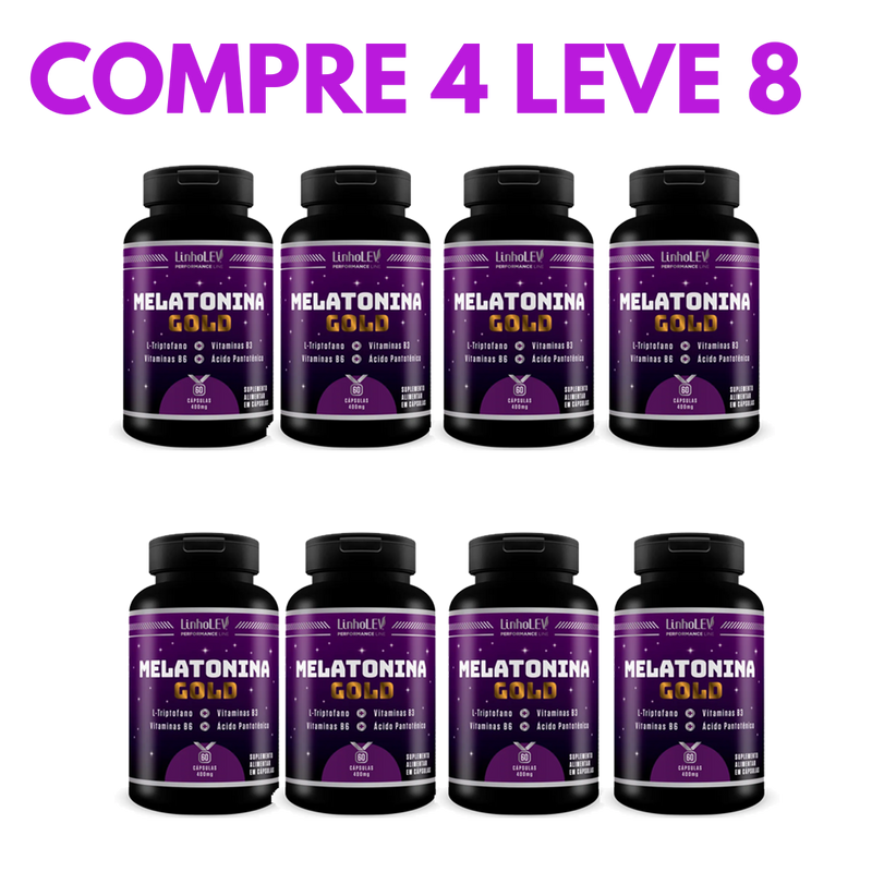 Melatonina Gold: O Segredo para Noites Tranquilas e Revigorantes