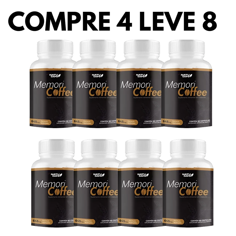 Memori Coffee: Energia, Foco e Memória de Forma Nutural